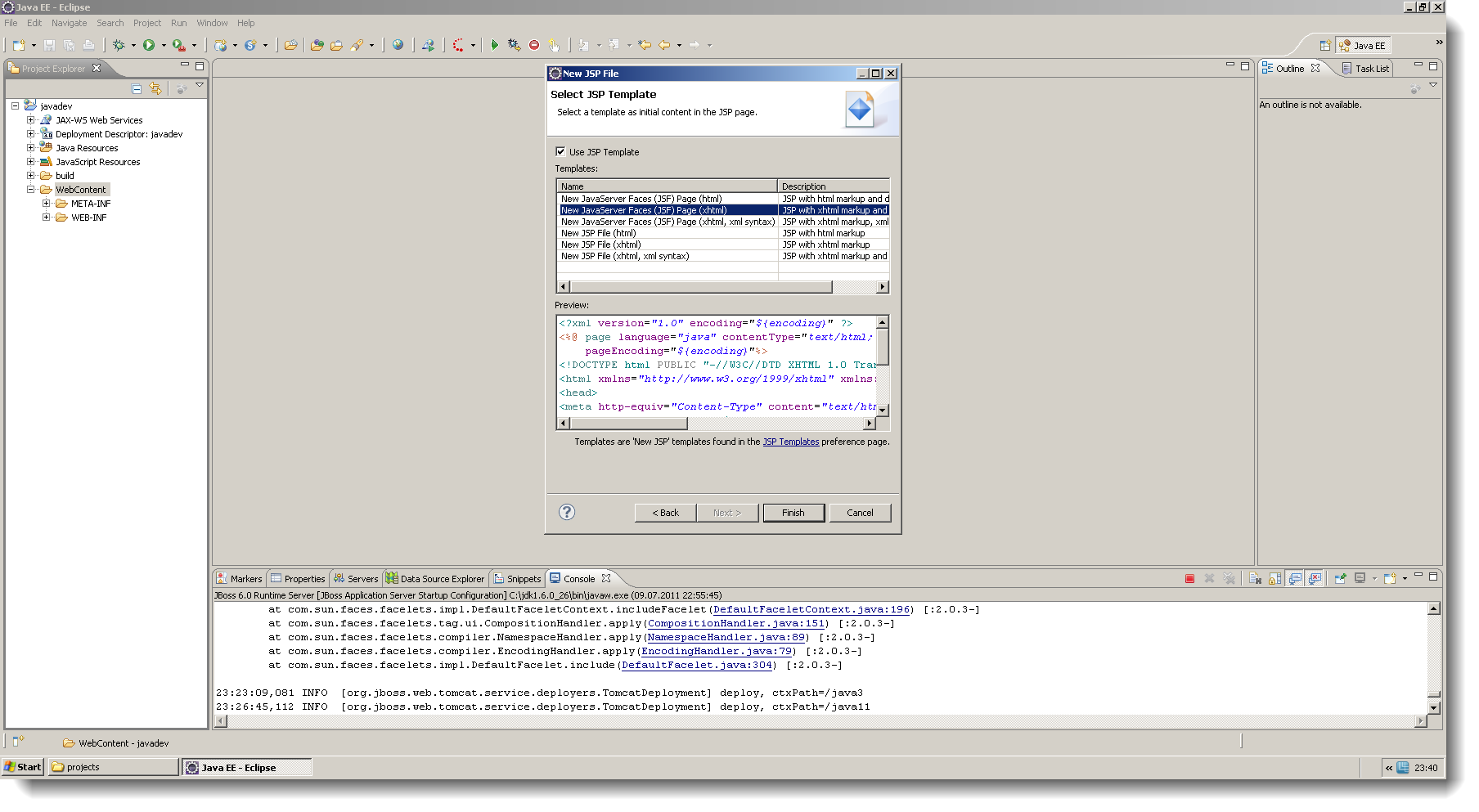 Eclipse Helios и Jboss6