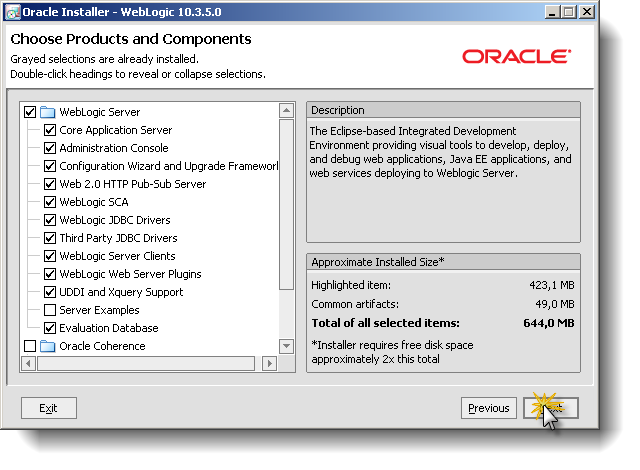 Eclipse Weblogic