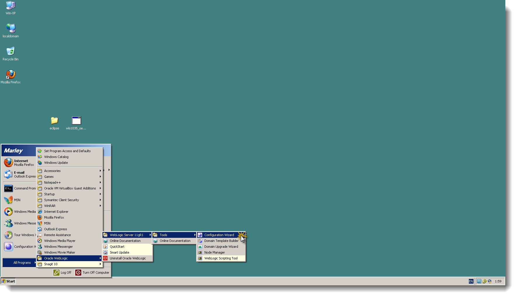 Eclipse Weblogic