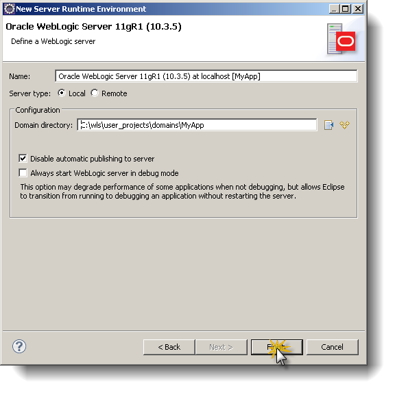 Eclipse Weblogic