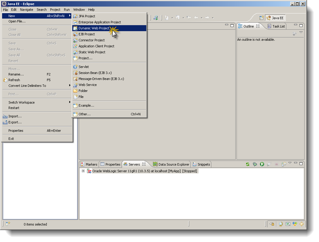 Eclipse Weblogic